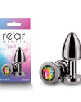 Rear Assets Petite - Gunmetal with Rainbow Gem