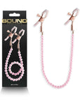 Bound Nipple Clamps - DC1 - Pink