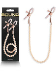 Bound Nipple Clamps - DC1 - Rose Gold