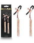 Bound Nipple Clamps - D2 - Rose Gold