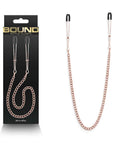 Bound Nipple Clamps - DC3 - Rose Gold