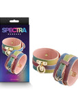 Spectra Bondage Ankle Cuffs - Rainbow
