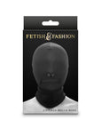 Fetish & Fantasy - Zippered Mouth Hood - Black