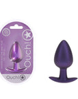 OUCH! Anal Plug - Large - Metallic Purple