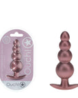 OUCH! Beaded Anal Plug - Rose Gold