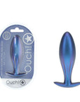 OUCH! Oval Anal Plug - Metallic Blue