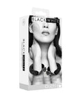OUCH! Black & White Beginner's Furry Hand Cuffs