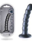 OUCH! Beaded Silicone G-Spot Dildo - 5'' / 13cm
