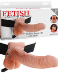 Fetish Fantasy Series 7'' Hollow Strap-On With Balls