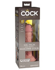 King Cock Elite 6'' Dual Density Cock - Flesh