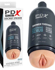 PDX Plus Shower Therapy - Soothing Scrub - Flesh