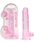 REALROCK 8'' Realistic Dildo With Balls