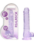 REALROCK 8'' Realistic Dildo With Balls