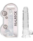 REALROCK 8'' Realistic Dildo With Balls