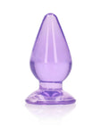 REALROCK 9 cm Anal Plug - Purple