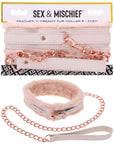 Sex & Mischief Peaches n CreaMe Fur Collar & Leash