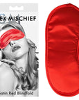 Sex & Mischief Satin Blindfold Red