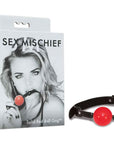 Sex & Mischief Solid Red Ball Gag