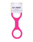 Sex & Mischief Small Hot Pink Silicone Cuffs
