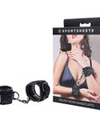 SPORTSHEETS Velvet Noir Handcuffs