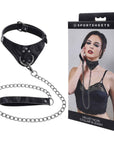 SPORTSHEETS Velvet Noir Collar & Leash