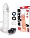 Size Up Vibrating 2 Inch Penis Extender + Ball Loop