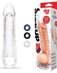 Size Up 3 Inch See-Thru Penis Extender with Ball Loop