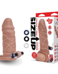 Size Up Vibrating 1 Inch Penis Extender + Ball Loop