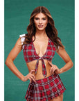 TEACHERS PET Schoolgirl Crop Top & Skirt - S/M