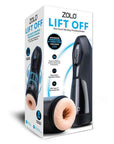 Zolo Lift Off Thrusting & Vibrating Auto Stroker - Black/Flesh