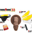 Screeny Weeny 6.0 Uncut - Latino Brown - K. P.