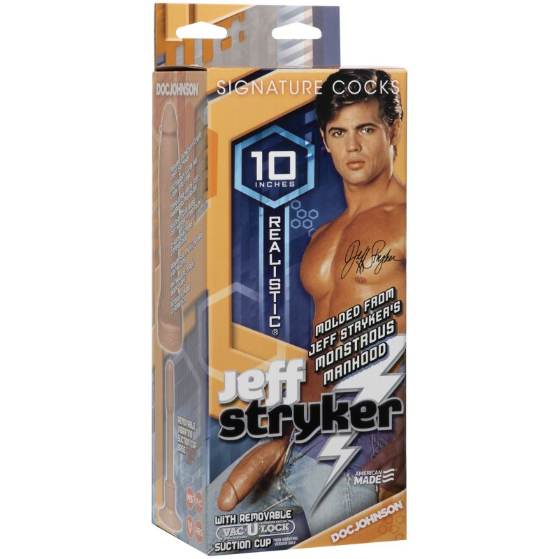 Signature Cocks - Jeff Stryker Realistic Cock 10" - Vanilla - K. P.