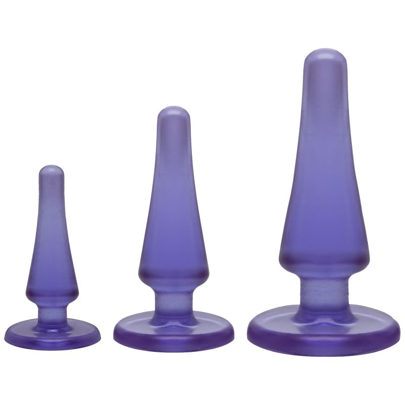 Crystal Jellies - Anal Initiation Kit - Purple - K. P.