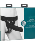 Body Extensions - Be Ready 4 Piece Hollow Silicone Strap-On Set - Black - K. P.