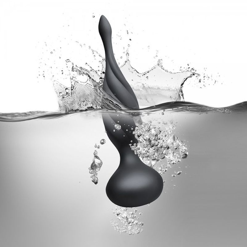 Petite Sensations - Discover Butt Plug with Remote - Black - K. P.