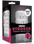 Zolo - Girlfriend Squeezable Vibrating Stroker - Clear - K. P.