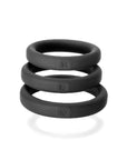 Xact-Fit Silicone Rings Medium 3 Ring Kit - Black - K. P.