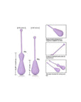 Dr. Laura Berman - Silicone Kegel Weighted Training Kit - Purple