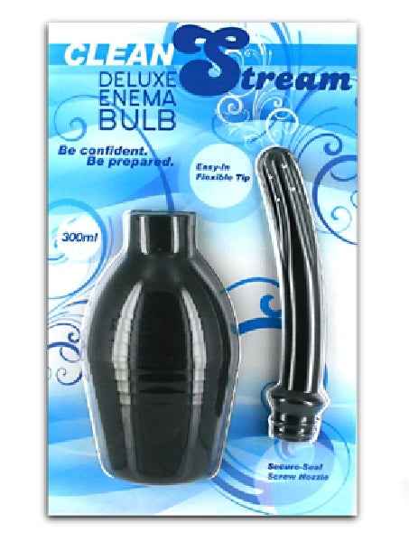 CleanStream - Deluxe Enema Bulb - Black
