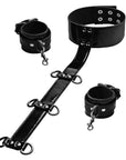 Frisky - Bound Around Neck to Wrist Restraints - Black