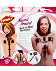 Frisky - Bound Around Neck to Wrist Restraints - Black