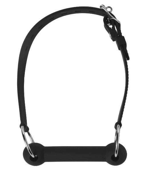 The Master Series - Mr Ed Locking Silicone Bit Gag - Black - K. P.