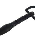 The Master Series - The Hallows Cum-Thru D-Ring Penis Plug - Black