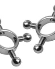 The Master Series - Rings Of Fire Stainless Steel Nipple Press Set - K. P.