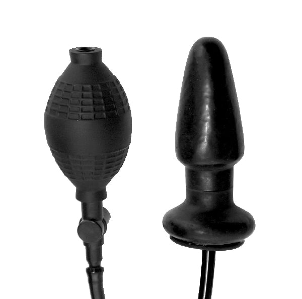 The Master Series - Expand Inflatable Anal Plug - Black - K. P.