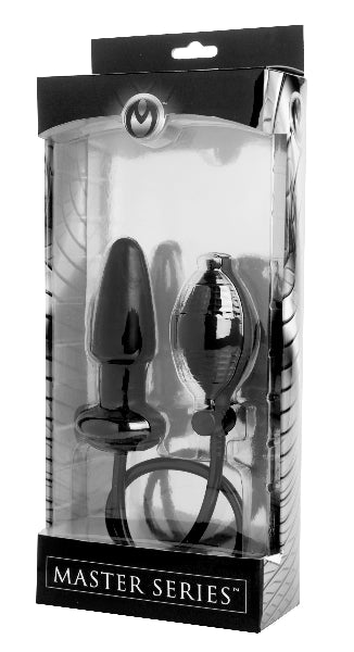 The Master Series - Expand Inflatable Anal Plug - Black - K. P.
