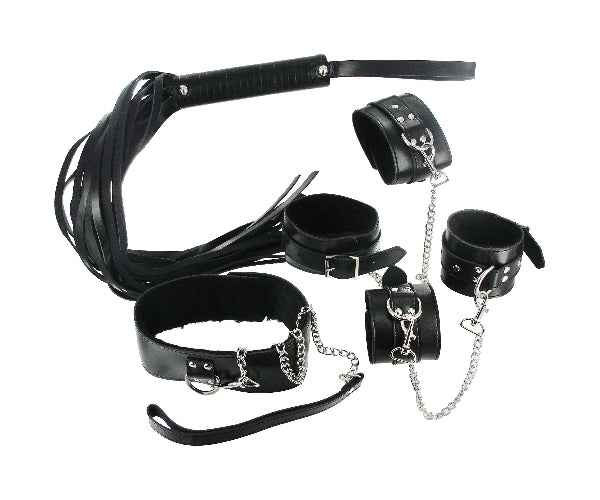Strict - 7 Piece Bondage Adventure Set - Black