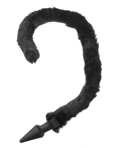 Tailz - Bad Kitty Tail Anal Plug - Black
