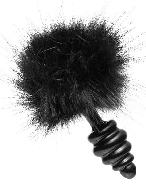 Tailz - Black Bunny Tail Anal Plug - Black
