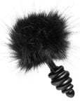 Tailz - Black Bunny Tail Anal Plug - Black